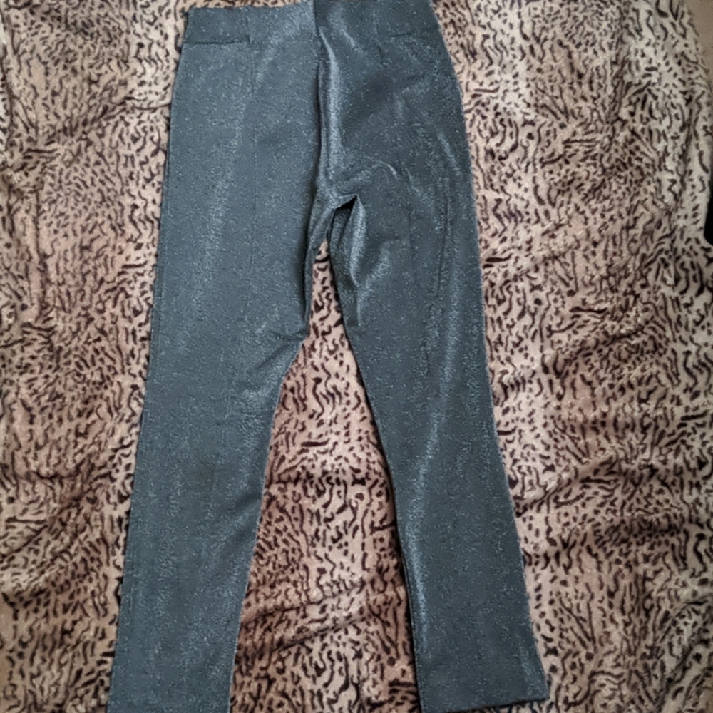 H&M silver zipper leggings - Picture 5 of 5